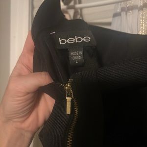 BEBE satin dress - L